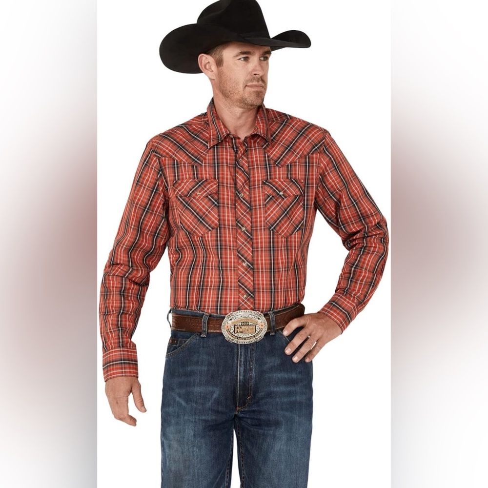 WRANGLER WESTERN SNAP SHIRT (Men’s 2XL)